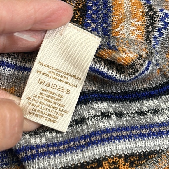 Free People Women’s Size XSmall Nordic Fair Isle Sweater Tank Dress Mini Short - Picture 13 of 16